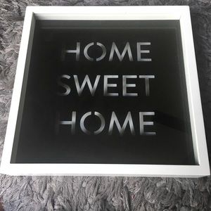 Home sweet home shadow box